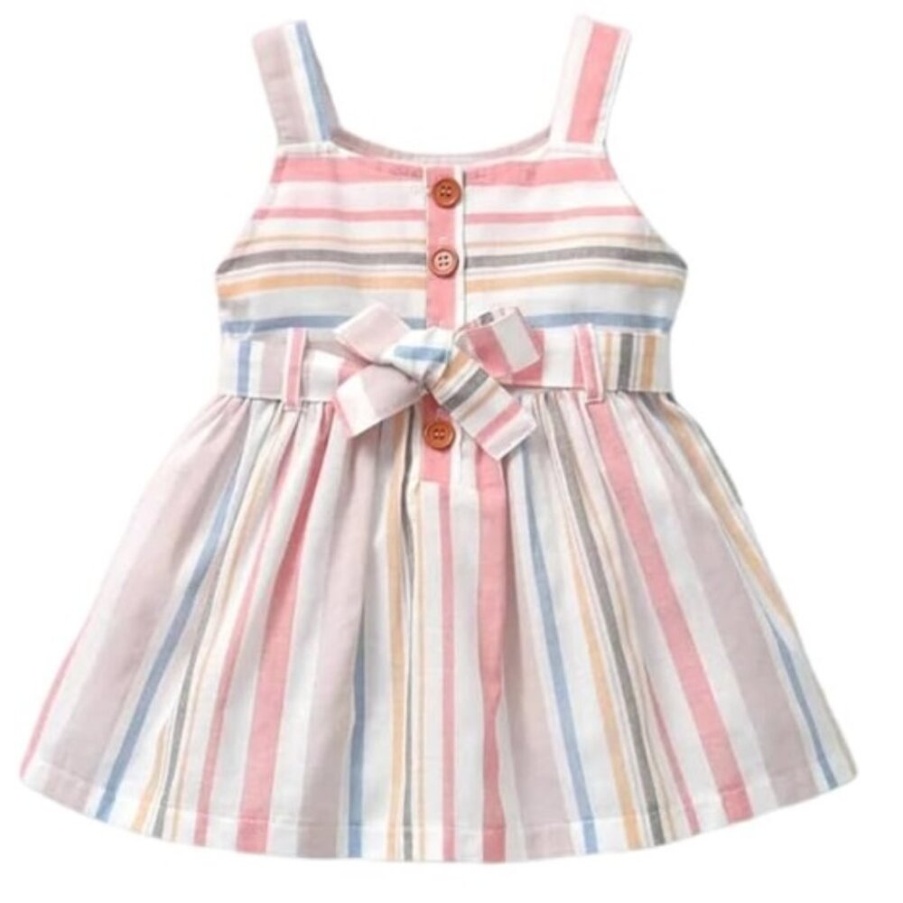 Leons Fab Kids Stylish White Floral Designer Frock & Dresses for Baby Girl